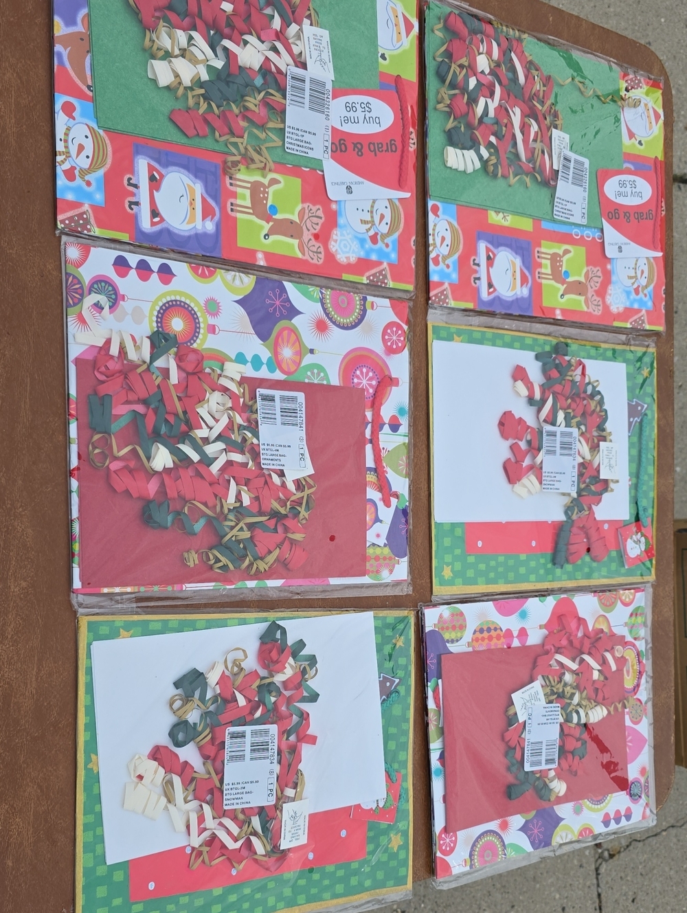 Lot Of 6 American Greeting Grab And Go Kits